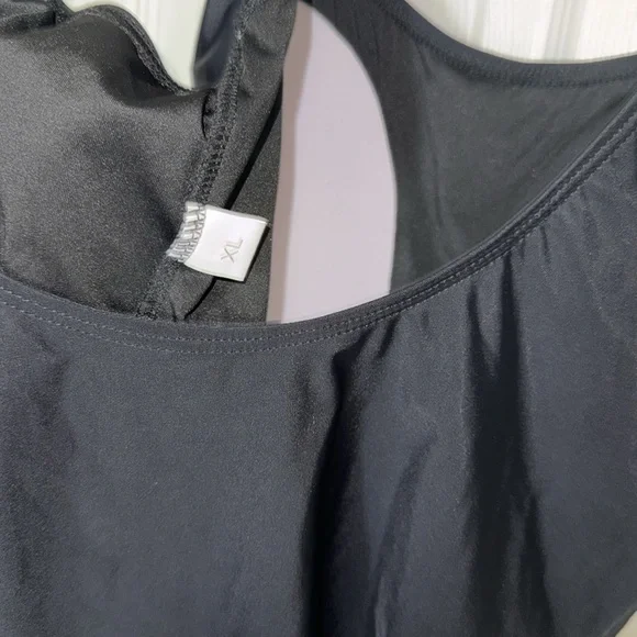 Women's Athletic One Piece Adjustable Straps swimsuit xl NWOT - Picture 5 of 7